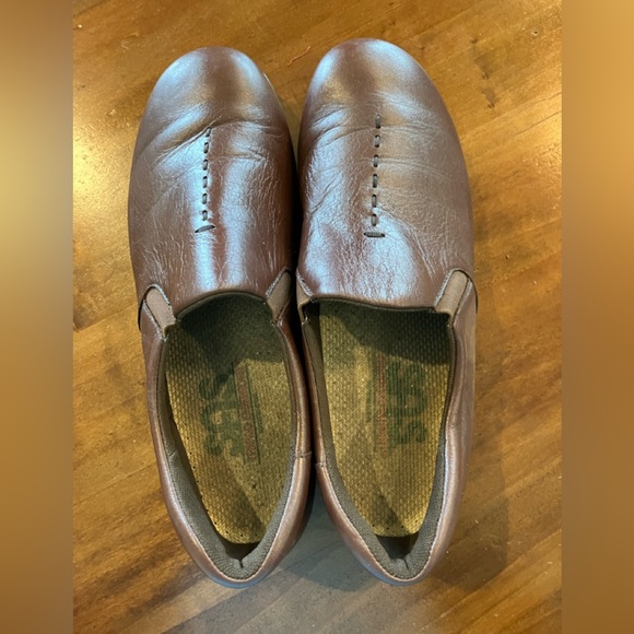 SAS Viva Women’s Shoes Brown Leather Tripad Comfort Slip On Loafers 7.5N - Picture 3 of 5